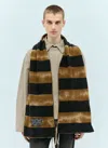 Acne Studios Men Tie-dye Scarf In Brown