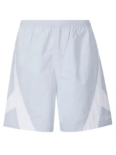 Acne Studios Rofit Peachy Technical Shorts Cold Grey In Blue