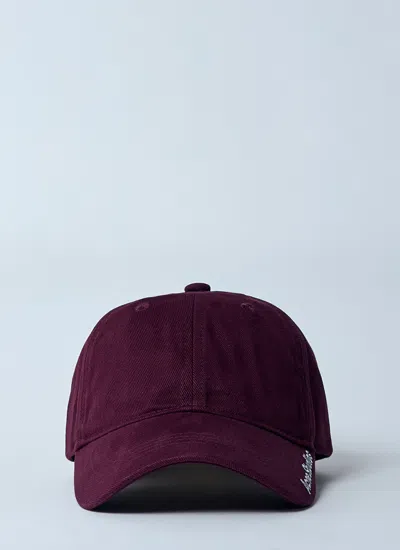 Acne Studios Men Twill Logo Baseball Cap In Multi