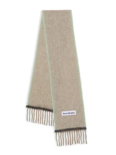Acne Studios Men's Vally Solid Scarf In Brown