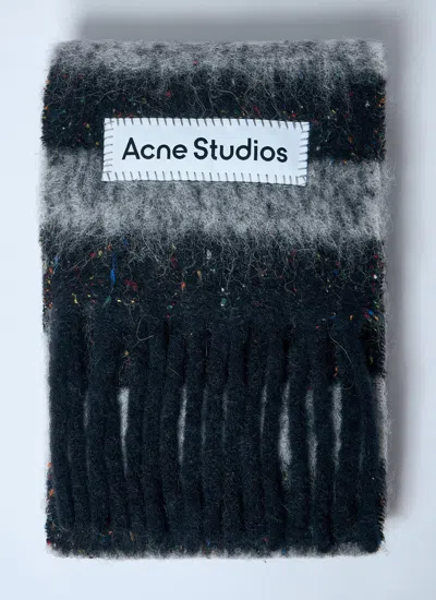 Acne Studios Men Vonkey Skinny Scarf In Black