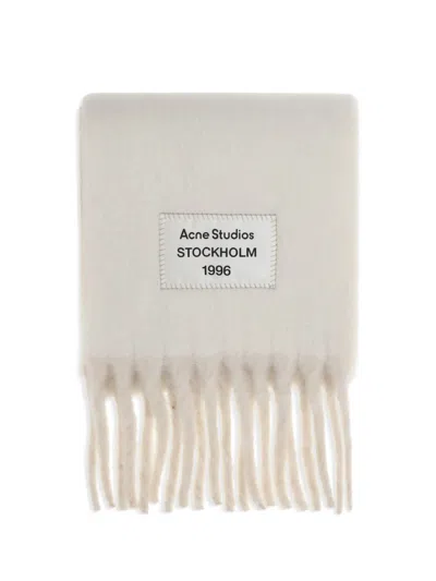 Acne Studios Men Wool Scarf In Brown