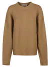 Acne Studios Men Wool Sweatshirt In Brown