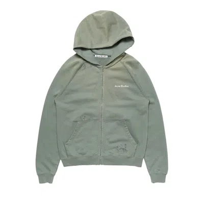 Pre-owned Acne Studios Mended Fleece Hoodie 'slate Grey' | Men's Size Xl