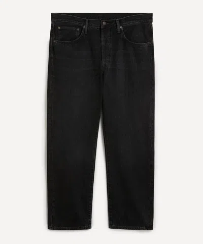 Acne Studios Mens Toj 1991 Loose Fit Jeans In Black
