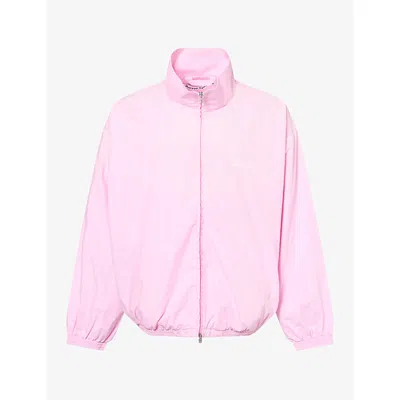 Acne Studios Washed Logo Jacket In Pink