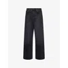 Acne Studios 1981m Straight-leg Jeans In Black