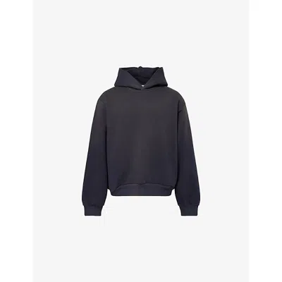 Acne Studios Mens Black Franziska 1996 Cotton-blend Hoodie Xxl/xl
