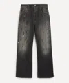 Acne Studios Paint-splatter Straight-leg Puddle Jeans