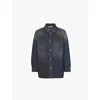 Acne Studios Karto Darkside Denim Shirt In Dark Blue