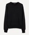 Acne Studios Face Crew-neck Sweater In Black