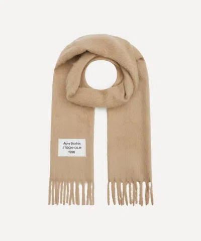 Acne Studios Mens Fringe Alpaca Scarf