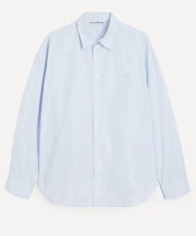 Acne Studios Mens Ice Blue Button-up Shirt