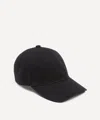 Acne Studios Mens Logo-embroidered Twill Baseball Cap In Black