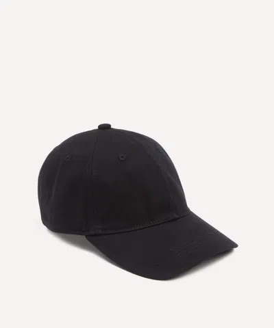 Acne Studios Mens Logo-embroidered Twill Baseball Cap In Black