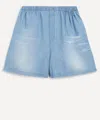 Acne Studios Logo-printed Washed Cotton-blend Shorts