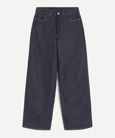 Acne Studios Mens Loose Fit 1981 Jeans In Indigo Blue