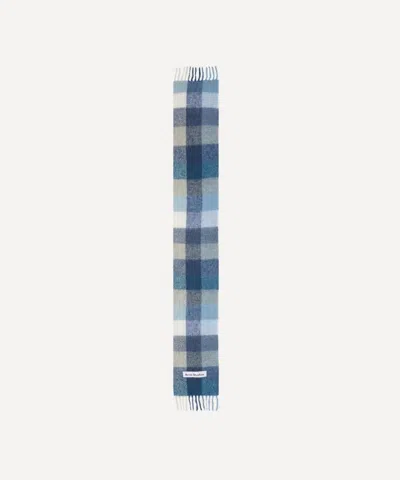 Acne Studios Mens Mohair Checked Scarf