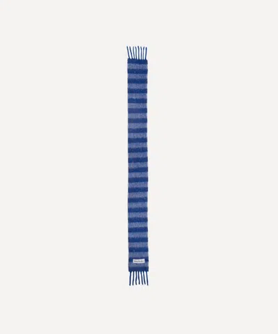 Acne Studios Mens Narrow Stripe Alpaca Scarf