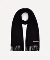 Acne Studios Mens Oversized Fringe Wool Scarf