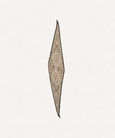 Acne Studios Mens Printed Silk Neck-scarf