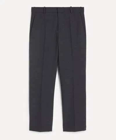 Acne Studios Mens Slate Grey Stretch-wool Trousers In Gray