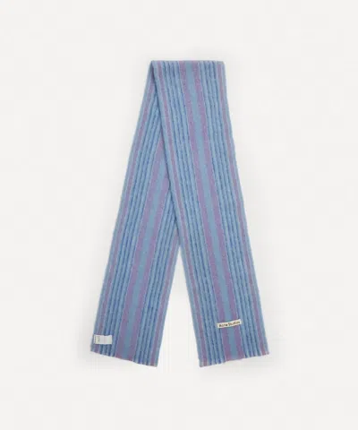 Acne Studios Mens Striped Mohair Scarf