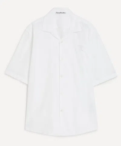 Acne Studios Mens White Button-up Shirt