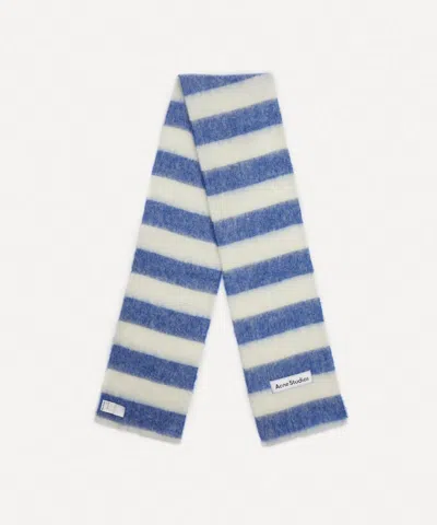 Acne Studios Mens Wool-blend Stripe Scarf
