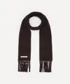 Acne Studios Mens Wool Fringe Scarf