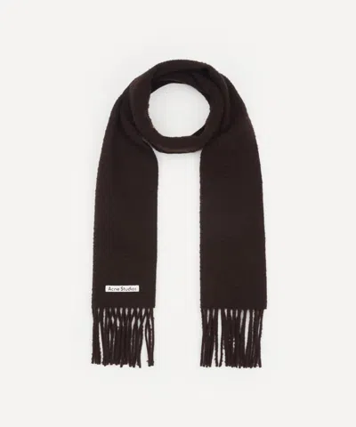 Acne Studios Mens Wool Fringe Scarf