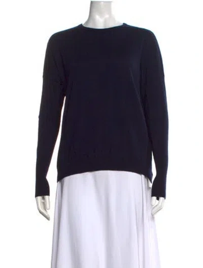 Pre-owned Acne Studios Merino Wool Crew Neck Sweater In Blue