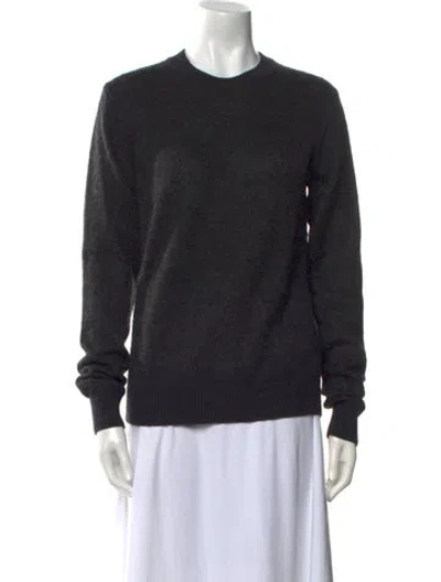 Pre-owned Acne Studios Merino Wool Crew Neck Sweater In Gray