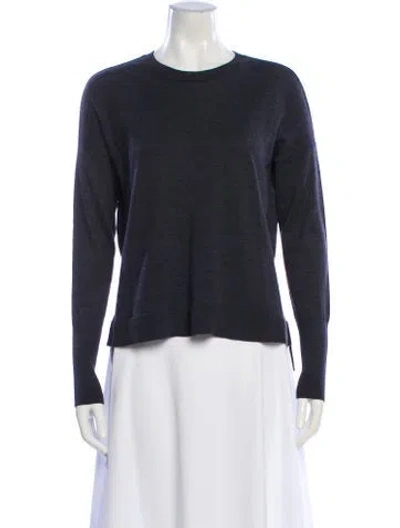 Pre-owned Acne Studios Merino Wool Crew Neck Sweater In Gray