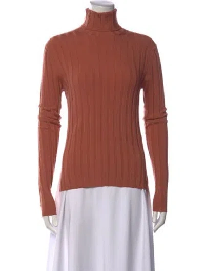 Pre-owned Acne Studios Merino Wool Turtleneck Top In Pink