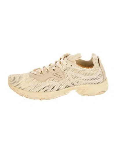 Pre-owned Acne Studios Mesh Accents Sneakers In Yellow