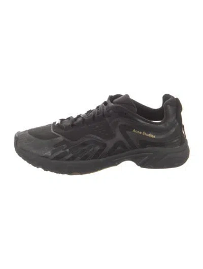 Pre-owned Acne Studios Mesh Athletic Sneakers In Black