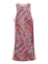 Acne Studios Mesh Tank Top In Pink
