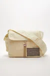 Acne Studios Messenger Bag In Cream Beige,beige