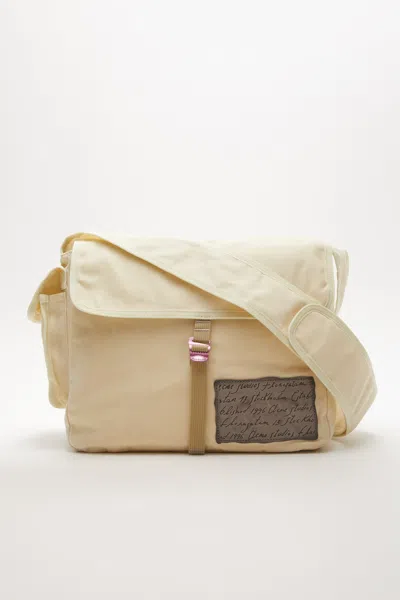 Acne Studios Messenger Bag In Cream Beige,beige