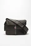 Acne Studios Messenger Bag In Grey,black