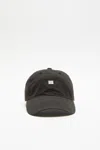 Acne Studios Metal Face Patch Cap In Black