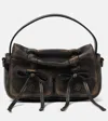 Acne Studios Multipocket Micro Bag In Brown