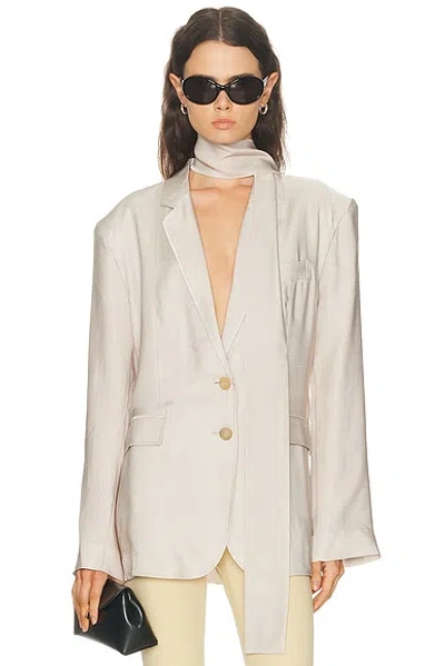 Acne Studios Micro Check Blazer In Multi