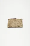 Acne Studios Micro Denim Skirt In Dark Green,white