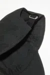 Acne Studios Micro Face Patch Cap In Black
