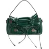 Acne Studios Women's Multipocket Lux Shoulder Bag In Dark Green