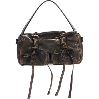 ACNE STUDIOS ACNE STUDIOS MICRO MULTIPOCKET LEATHER CROSSBODY BAG