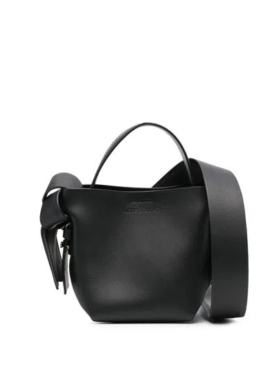 Acne Studios Micro Musubi Tote Bag In Black