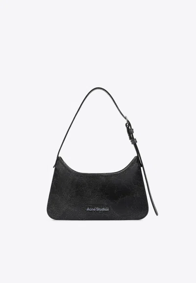 Acne Studios Micro Platt Shoulder Bag In Black